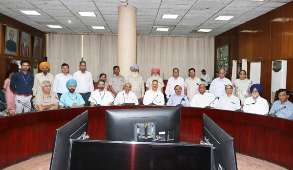 Prof. N.K. Panda, Dean Academics, PGIMER honored 12 officers/officials on their superannuation today